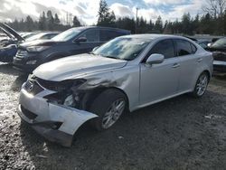 Salvage cars for sale from Copart Graham, WA: 2007 Lexus IS 250