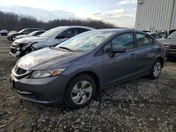 Salvage cars for sale at auction: 2015 Honda Civic LX