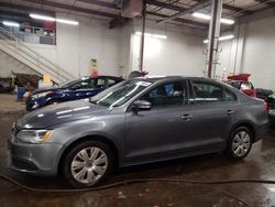 Salvage cars for sale at New Britain, CT auction: 2012 Volkswagen Jetta SE