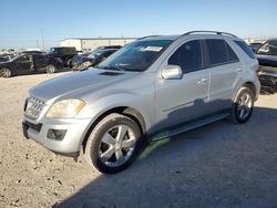 Salvage cars for sale at Haslet, TX auction: 2009 Mercedes-Benz ML 350