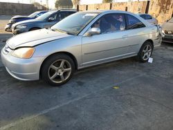 Salvage cars for sale from Copart Wilmington, CA: 2002 Honda Civic EX