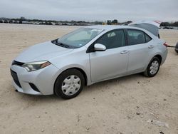 Salvage cars for sale at San Antonio, TX auction: 2015 Toyota Corolla L