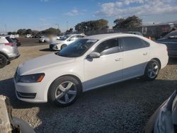 Volkswagen Passat salvage cars for sale: 2013 Volkswagen Passat SE