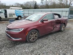 Salvage cars for sale at Augusta, GA auction: 2015 Chrysler 200 Limited