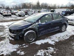 Salvage cars for sale from Copart Chalfont, PA: 2020 Toyota Corolla LE