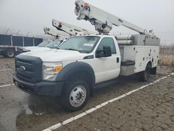 Salvage trucks for sale at Woodhaven, MI auction: 2012 Ford F450 Super Duty