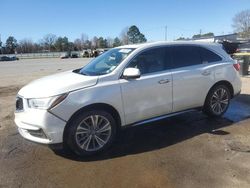 Salvage cars for sale at Shreveport, LA auction: 2017 Acura MDX Technology