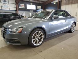 Salvage cars for sale from Copart East Granby, CT: 2013 Audi A5 Premium Plus