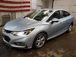 Chevrolet salvage cars for sale: 2017 Chevrolet Cruze LT