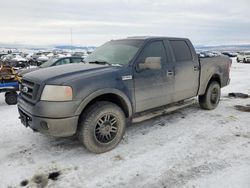 Salvage cars for sale at Helena, MT auction: 2007 Ford F150 Supercrew