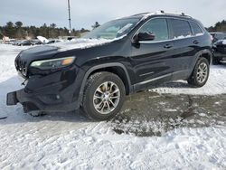 Salvage cars for sale at Exeter, RI auction: 2019 Jeep Cherokee Latitude Plus