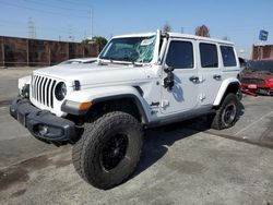 Salvage cars for sale at Wilmington, CA auction: 2019 Jeep Wrangler Unlimited Sahara