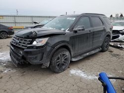 Salvage cars for sale at Dyer, IN auction: 2017 Ford Explorer