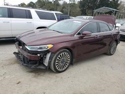 Salvage cars for sale from Copart Savannah, GA: 2018 Ford Fusion TITANIUM/PLATINUM