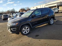 Salvage cars for sale at New Britain, CT auction: 2019 Jeep Compass Latitude