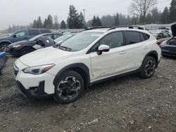 Salvage cars for sale at Graham, WA auction: 2021 Subaru Crosstrek Limited