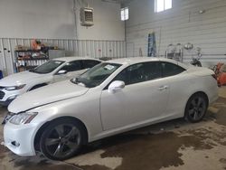 Salvage cars for sale at Des Moines, IA auction: 2010 Lexus IS 250