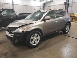 Salvage cars for sale at Casper, WY auction: 2004 Nissan Murano SL