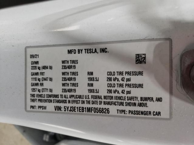 2021 Tesla Model 3