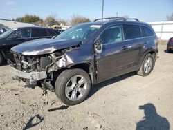 Salvage cars for sale at Sacramento, CA auction: 2016 Toyota Highlander Limited