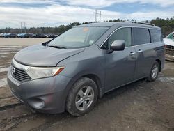 Salvage cars for sale at Greenwell Springs, LA auction: 2015 Nissan Quest S