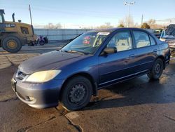 Honda Civic lx salvage cars for sale: 2004 Honda Civic LX