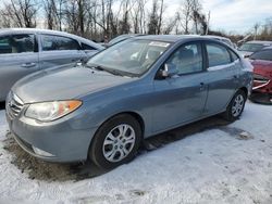 Hyundai salvage cars for sale: 2010 Hyundai Elantra Blue