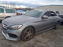 Salvage cars for sale at Spartanburg, SC auction: 2016 Mercedes-Benz C 300 4matic