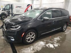 Salvage cars for sale at Wayland, MI auction: 2023 Chrysler Pacifica Limited