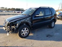 Mercedes-Benz salvage cars for sale: 2004 Mercedes-Benz ML 500