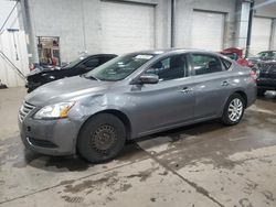 Salvage cars for sale at Ham Lake, MN auction: 2015 Nissan Sentra S