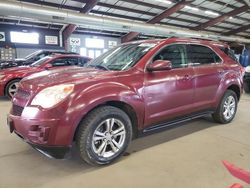 Salvage cars for sale at East Granby, CT auction: 2012 Chevrolet Equinox LT