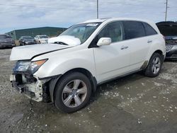 Salvage cars for sale at Tifton, GA auction: 2010 Acura MDX