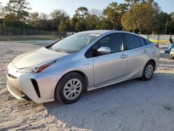 Salvage cars for sale at Fort Pierce, FL auction: 2019 Toyota Prius