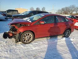 Salvage cars for sale at Moraine, OH auction: 2018 Ford Focus SE