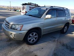 Salvage cars for sale at Van Nuys, CA auction: 2002 Toyota Highlander Limited