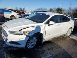 Salvage cars for sale at Moraine, OH auction: 2014 Ford Fusion S Hybrid