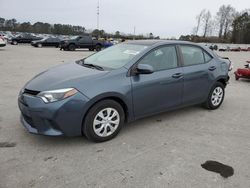 Toyota salvage cars for sale: 2015 Toyota Corolla L