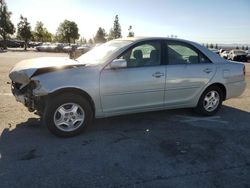 Salvage cars for sale at Rancho Cucamonga, CA auction: 2002 Toyota Camry LE