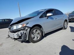 Honda Civic Vehiculos salvage en venta: 2015 Honda Civic LX