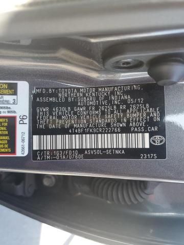 2012 Toyota Camry Base