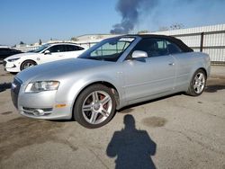 Salvage cars for sale from Copart Bakersfield, CA: 2008 Audi A4 2.0T Cabriolet