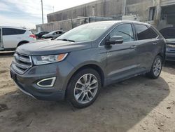 Salvage cars for sale at Fredericksburg, VA auction: 2016 Ford Edge Titanium