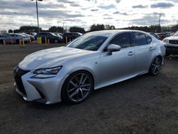 Salvage cars for sale at East Granby, CT auction: 2017 Lexus GS 350 Base