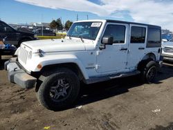 Jeep salvage cars for sale: 2015 Jeep Wrangler Unlimited Sahara