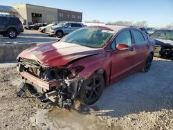 Salvage cars for sale at Kansas City, KS auction: 2016 Ford Fusion SE