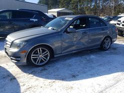 Salvage cars for sale at Seaford, DE auction: 2012 Mercedes-Benz C 300 4matic