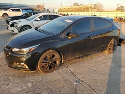 Salvage cars for sale at auction: 2018 Chevrolet Cruze LT