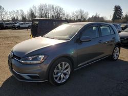 Volkswagen salvage cars for sale: 2019 Volkswagen Golf S