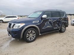 Salvage cars for sale at New Braunfels, TX auction: 2018 Nissan Armada SV